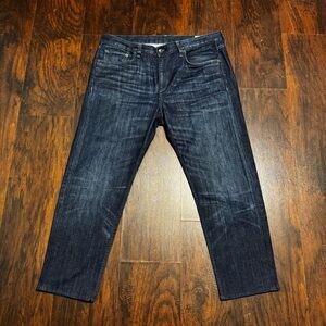 Rag & Bone New York Fit to Slim Classic Blue Denim Jeans  36 x 28